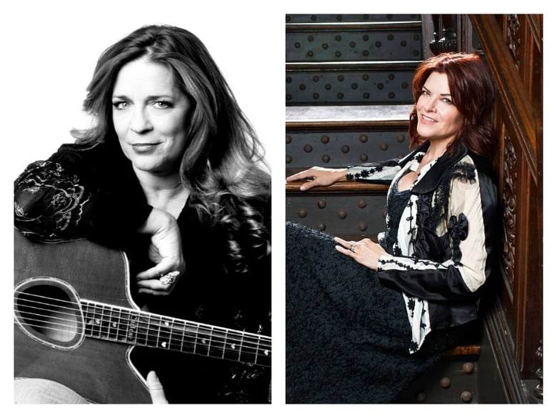 Step-sisters Carlene Carter (left) and Rosanne Cash both released new albums this year.